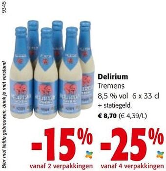 Colruyt Delirium tremens aanbieding