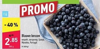 ALDI Blauwe bessen aanbieding
