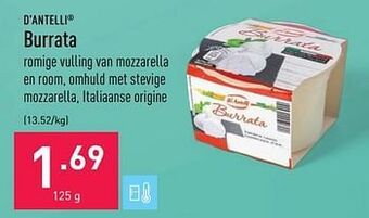 ALDI Burrata aanbieding