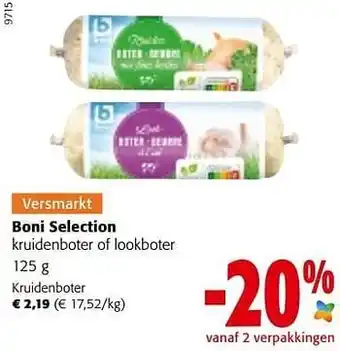 Colruyt Boni selection kruidenboter aanbieding