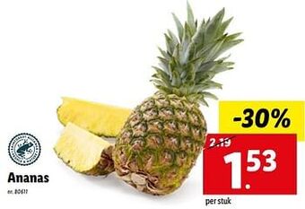 Lidl Ananas aanbieding