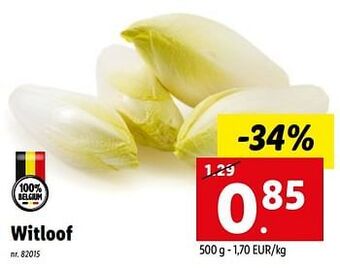 Lidl Witloof aanbieding