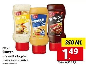 Lidl Sauzen aanbieding