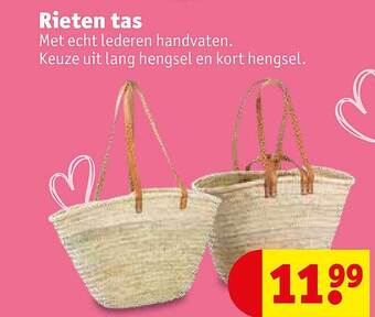 Kruidvat Rieten Tas aanbieding