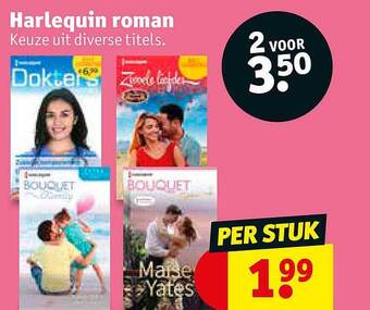 Kruidvat Harlequin Roman aanbieding