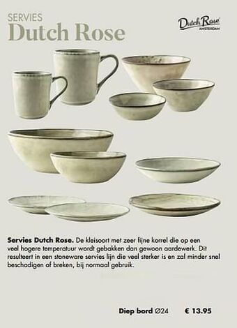 Multi bazar Diep bord aanbieding