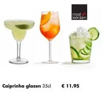Multi bazar Caiprinha glazen aanbieding