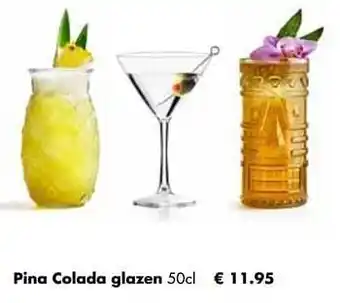 Multi bazar Pina colada glazen aanbieding