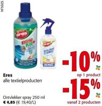 Colruyt Eres ontvlekker spray aanbieding