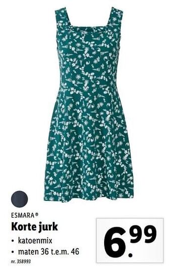 Lidl Korte jurk aanbieding
