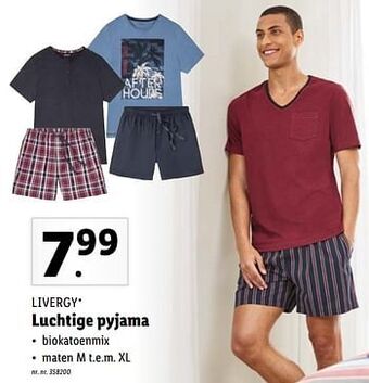 Lidl Luchtige pyjama aanbieding
