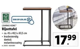 Lidl Bijzettafel aanbieding