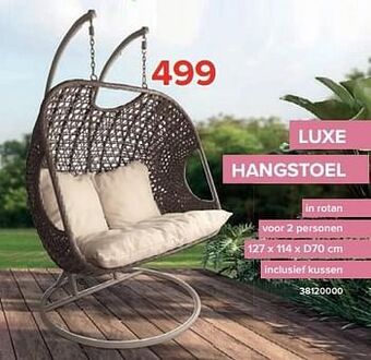 Euroshop Luxe hangstoel aanbieding