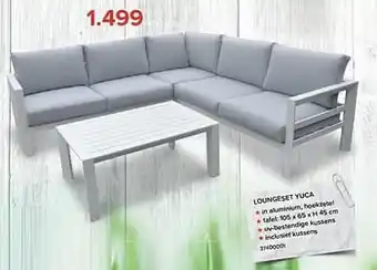 Euroshop Loungeset yuca aanbieding