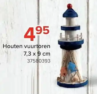 Euroshop Houten vuurtoren aanbieding