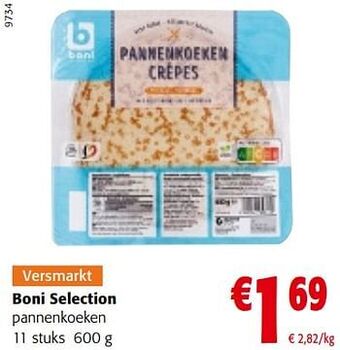 Colruyt Boni selection pannenkoeken aanbieding