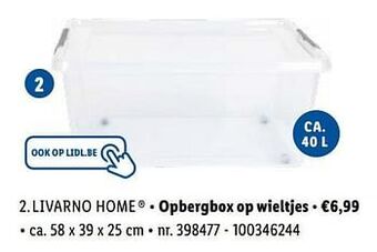 Opbergbox op wieltjes