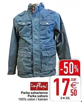 Cora Parka saharienne parka sahara aanbieding