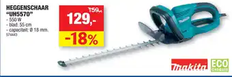 Hubo Makita Heggenchaar UH5570 aanbieding