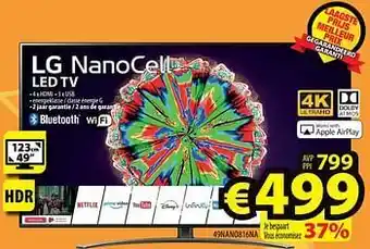 ElectroStock Lg nanocell led tv 49nano816na aanbieding