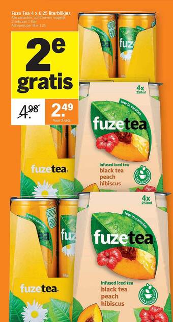 Albert Heijn Fuze Tea aanbieding