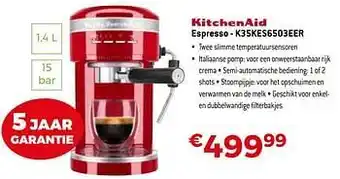 Kitchenaid espresso - k35kes6503eer