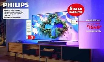 Exellent Philips uhd oled tv pq48oled93612 aanbieding