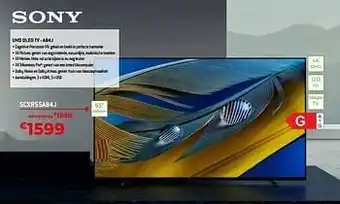 Exellent Sony uhd oled tv scxr55a84j aanbieding