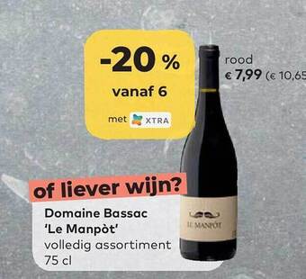 Domaine Bassac 'le Manpot'