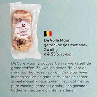 Bio Planet De Volle Maan Geitenkaasjes Met Spek aanbieding