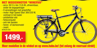 Met Middenmotor Minerva