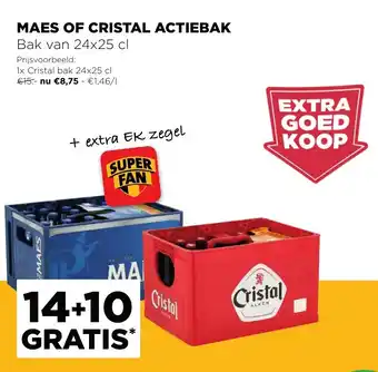 Jumbo Maes of Cristal Actiebak aanbieding