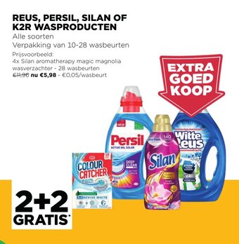 Jumbo Reus, Persil, Silan of K2R wasproducten aanbieding