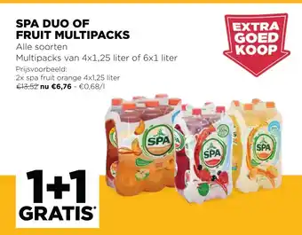 Jumbo Spa Duo of Fruit Multipacks aanbieding