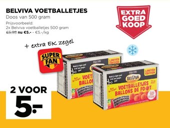 Jumbo Belviva Voetballetjes aanbieding