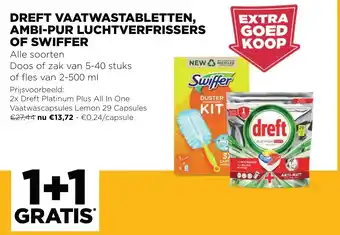 Dreft Vaatwastabletten, Ambi-pur Luchtverfrissers of Swiffer