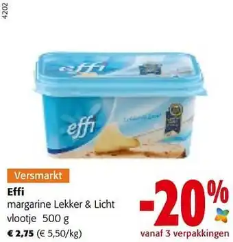Effi margarine lekker + licht vlootje