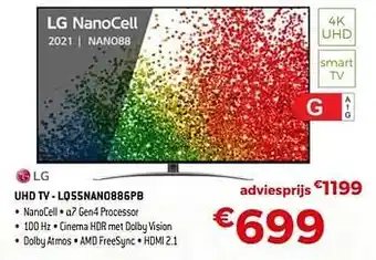 Lg uhd tv - lq55nano886pb