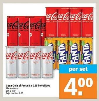 Coca-cola of fanta