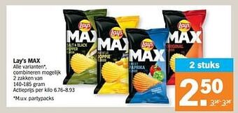 Albert Heijn Lay`s max aanbieding