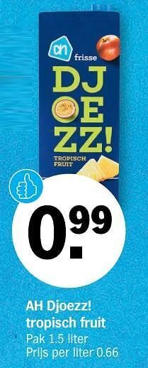 Albert Heijn Ah djoezz! tropisch fruit aanbieding