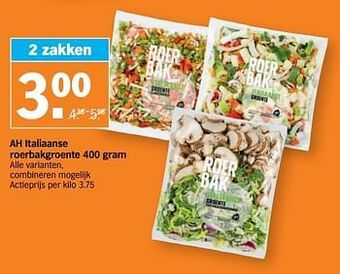 Albert Heijn Ah italiaanse roerbakgroente aanbieding