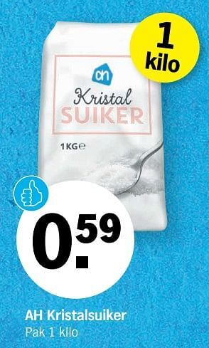 Albert Heijn Ah kristalsuiker aanbieding