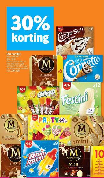 Albert Heijn Ola Handijs aanbieding