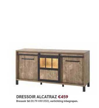 Crack Dressoir Alcatraz aanbieding