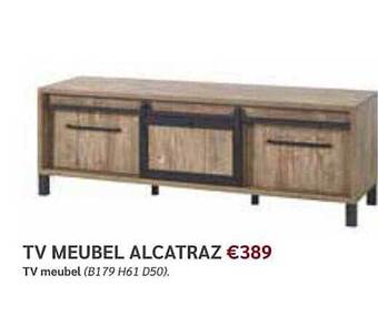 Crack Tv Meubel Alcatraz aanbieding