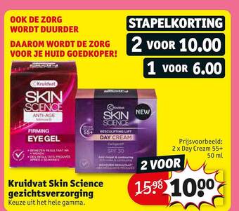 Kruidvat Kruidvat Skin Science Gezichtsverzorging aanbieding