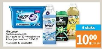 Albert Heijn Alle lenor aanbieding
