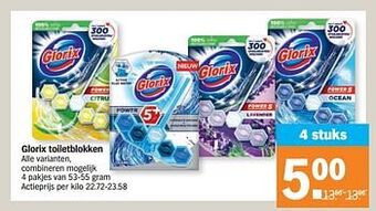 Albert Heijn Glorix toiletblokken aanbieding