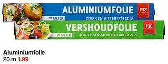 Wibra Aluminiumfolie aanbieding